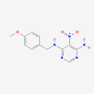 N4-(4-methoxybenzyl)-5-nitropyrimidine-4,6-diamine