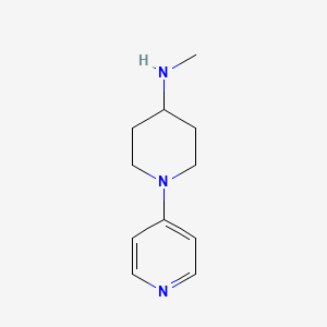 molecular formula C11H17N3 B2543427 N-methyl-1-(pyridin-4-yl)piperidin-4-amine CAS No. 392330-66-4