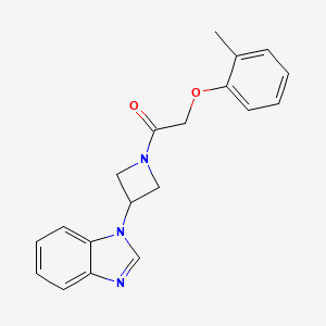 1-[3-(Benzimidazol-1-yl)azetidin-1-yl]-2-(2-methylphenoxy)ethanone