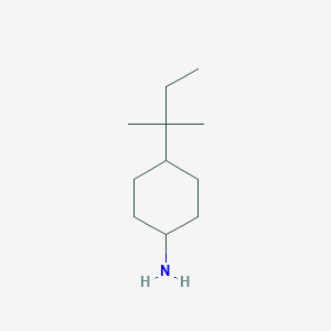 molecular formula C11H23N B2543445 4-(1,1-二甲基丙基)环己胺 CAS No. 208941-83-7