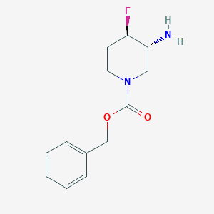 (3R,4R)-rel-Benzyl 3-amino-4-fluoropiperidine-1-carboxylate