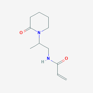 N-[2-(2-Oxopiperidin-1-yl)propyl]prop-2-enamide