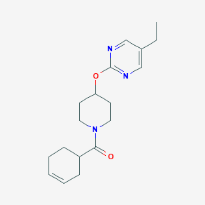 Cyclohex-3-en-1-yl-[4-(5-ethylpyrimidin-2-yl)oxypiperidin-1-yl]methanone