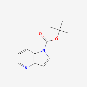 molecular formula C12H14N2O2 B2543543 tert-butyl 1H-pyrrolo[3,2-b]pyridine-1-carboxylate CAS No. 1018950-15-6