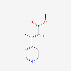 Methyl 3-(pyridin-4-yl)but-2-enoate