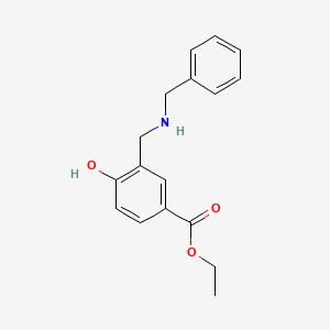Ethyl 3-[(benzylamino)methyl]-4-hydroxybenzoate