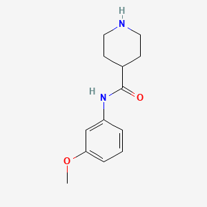 N-(3-methoxyphenyl)piperidine-4-carboxamide
