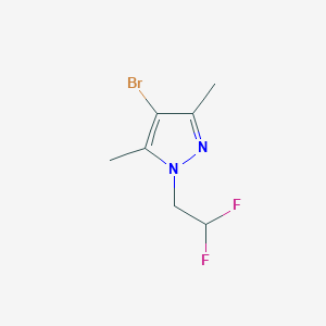 4-bromo-1-(2,2-difluoroethyl)-3,5-dimethyl-1H-pyrazole