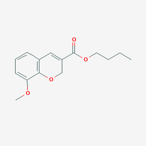 molecular formula C15H18O4 B2543591 Butyl 8-methoxy-2H-chromene-3-carboxylate CAS No. 338420-72-7
