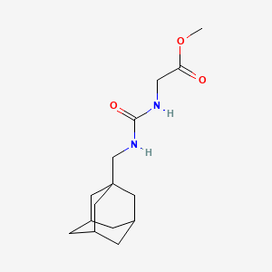 Methyl 2-(1-adamantylmethylcarbamoylamino)acetate