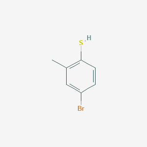 molecular formula C7H7BrS B2543709 4-溴-2-甲基苯硫醇 CAS No. 14395-51-8