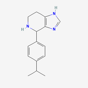 molecular formula C15H19N3 B2543715 4-(4-异丙苯基)-4,5,6,7-四氢-3H-咪唑并[4,5-c]吡啶 CAS No. 303021-39-8