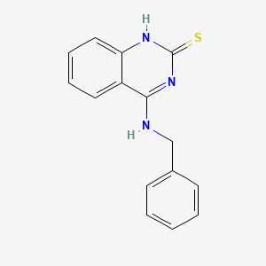molecular formula C15H13N3S B2543727 4-(苄氨基)-1H-喹唑啉-2-硫酮 CAS No. 120394-26-5