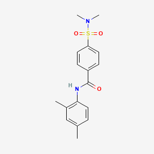 molecular formula C17H20N2O3S B2543774 N-(2,4-二甲苯基)-4-(二甲基氨磺酰)苯甲酰胺 CAS No. 313646-68-3