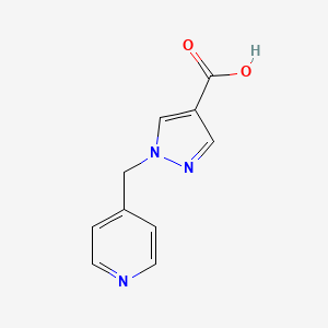 molecular formula C10H9N3O2 B2543805 1-(吡啶-4-基甲基)-1H-吡唑-4-羧酸 CAS No. 1154896-82-8