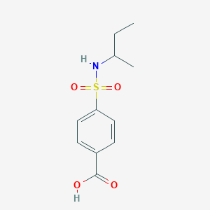 molecular formula C11H15NO4S B2543862 4-[(丁烷-2-基)磺酰胺基]苯甲酸 CAS No. 436091-85-9