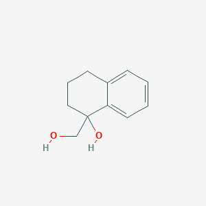 molecular formula C11H14O2 B2543886 1-(Hydroxymethyl)-1,2,3,4-tetrahydronaphthalen-1-ol CAS No. 4217-69-0