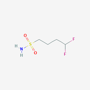 molecular formula C4H9F2NO2S B2543891 4,4-Difluorobutane-1-sulfonamide CAS No. 2020907-60-0
