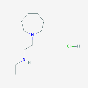 molecular formula C10H23ClN2 B2543897 [2-(1-Azepanyl)ethyl]ethylamine hydrochloride CAS No. 1269181-00-1