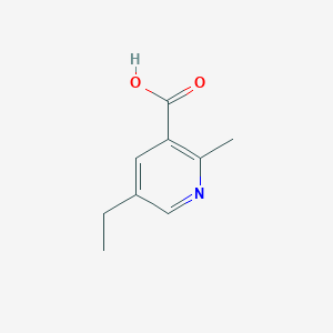 molecular formula C9H11NO2 B2543919 5-Ethyl-2-methyl-nicotinic acid CAS No. 22701-40-2