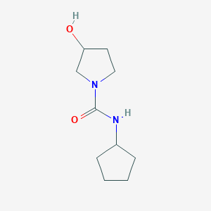 N-cyclopentyl-3-hydroxypyrrolidine-1-carboxamide