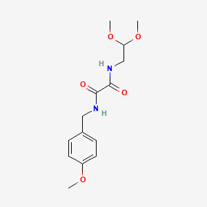 N1-(2,2-dimethoxyethyl)-N2-(4-methoxybenzyl)oxalamide