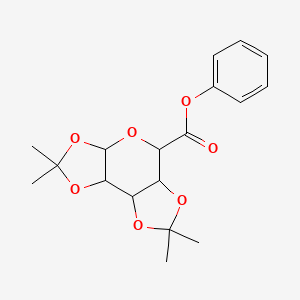 (3aR,5S,5aS,8aS,8bR)-phenyl 2,2,7,7-tetramethyltetrahydro-3aH-bis([1,3]dioxolo)[4,5-b:4',5'-d]pyran-5-carboxylate