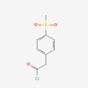 molecular formula C9H9ClO3S B2544002 4-甲基磺酰苯基乙酰氯 CAS No. 74426-50-9