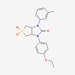 1-(4-ethoxyphenyl)-3-(3-methylphenyl)tetrahydro-1H-thieno[3,4-d]imidazol-2(3H)-one 5,5-dioxide