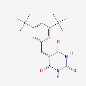 5-(3,5-di-tert-butylbenzylidene)pyrimidine-2,4,6(1H,3H,5H)-trione