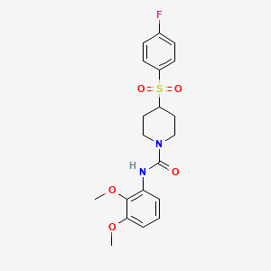 N-(2,3-dimethoxyphenyl)-4-(4-fluorobenzenesulfonyl)piperidine-1-carboxamide