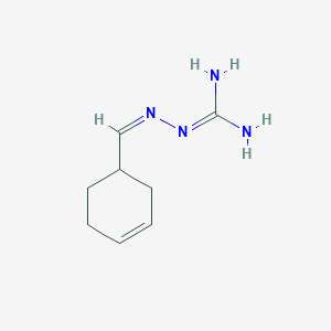 molecular formula C8H14N4 B254406 (Z)-2-(cyclohex-3-en-1-ylmethylene)hydrazinecarboximidamide 
