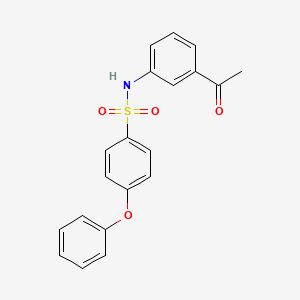 N-(3-acetylphenyl)-4-phenoxybenzenesulfonamide
