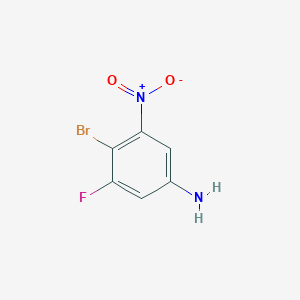 molecular formula C6H4BrFN2O2 B2544064 4-Bromo-3-fluoro-5-nitroaniline CAS No. 1309833-31-5