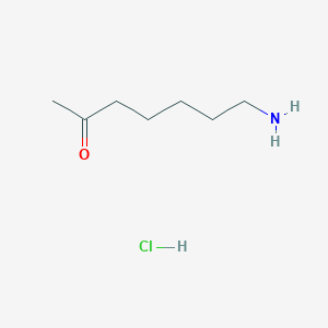 molecular formula C7H16ClNO B2544070 7-Aminoheptan-2-one hydrochloride CAS No. 850032-88-1