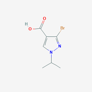 molecular formula C7H9BrN2O2 B2544110 3-Bromo-1-isopropyl-1H-pyrazole-4-carboxylic acid CAS No. 1517038-16-2