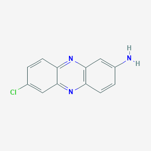 molecular formula C12H8ClN3 B2544136 7-Chloro-2-phenazinamine CAS No. 23677-11-4