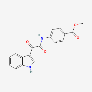 methyl 4-(2-(2-methyl-1H-indol-3-yl)-2-oxoacetamido)benzoate