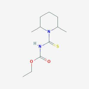 molecular formula C11H20N2O2S B2544172 ethyl N-(2,6-dimethylpiperidine-1-carbothioyl)carbamate CAS No. 883024-37-1