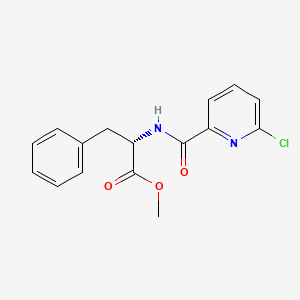molecular formula C16H15ClN2O3 B2544175 methyl (2S)-2-[(6-chloropyridin-2-yl)formamido]-3-phenylpropanoate CAS No. 1808658-87-8