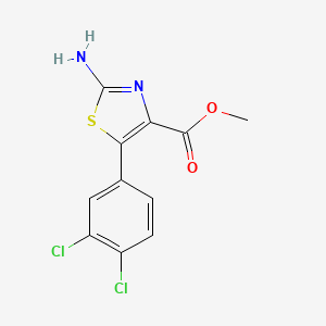 Methyl 2-amino-5-(3,4-dichlorophenyl)-1,3-thiazole-4-carboxylate
