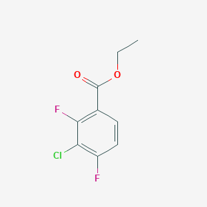 molecular formula C9H7ClF2O2 B2544226 Ethyl 3-chloro-2,4-difluorobenzoate CAS No. 1097886-66-2