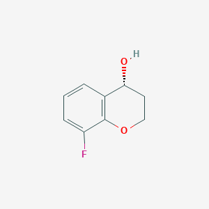 molecular formula C9H9FO2 B2544231 (4R)-8-fluoro-3,4-dihydro-2H-1-benzopyran-4-ol CAS No. 1270289-89-8