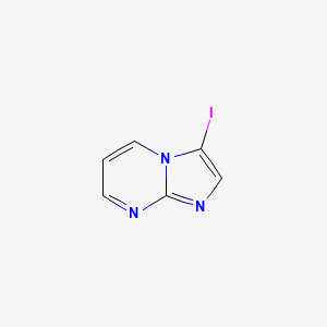 molecular formula C6H4IN3 B2544281 3-Iodoimidazo[1,2-a]pyrimidine CAS No. 1391088-79-1