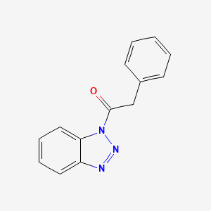 molecular formula C14H11N3O B2544295 1-(1H-Benzotriazol-1-yl)-2-phenylethan-1-one CAS No. 30516-21-3