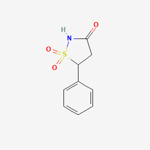 5-Phenyl-1lambda6,2-thiazolidine-1,1,3-trione