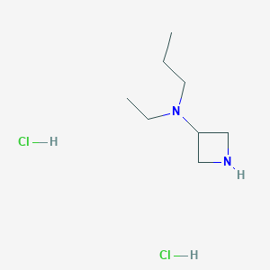molecular formula C8H20Cl2N2 B2544495 N-Ethyl-N-propylazetidin-3-amine;dihydrochloride CAS No. 2445794-54-5