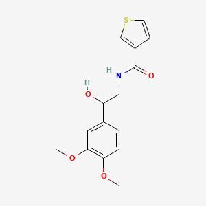 N-[2-(3,4-dimethoxyphenyl)-2-hydroxyethyl]thiophene-3-carboxamide