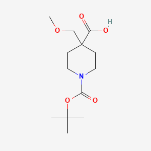1-[(Tert-butoxy)carbonyl]-4-(methoxymethyl)piperidine-4-carboxylic acid