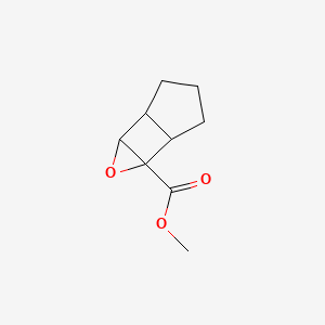 molecular formula C9H12O3 B2544536 Methyl 3-oxatricyclo[3.3.0.02,4]octane-2-carboxylate CAS No. 2375269-77-3